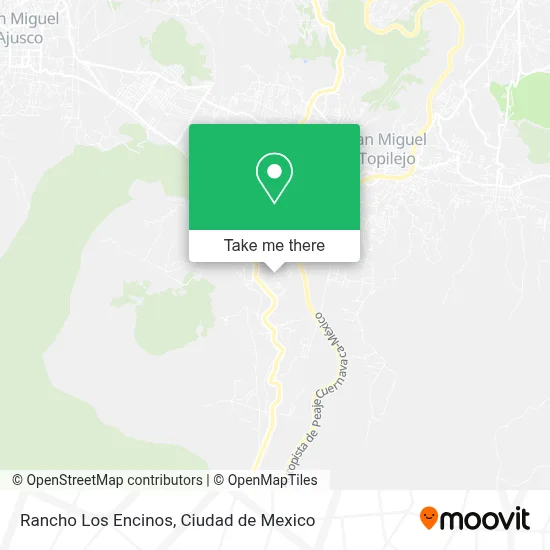 Rancho Los Encinos map