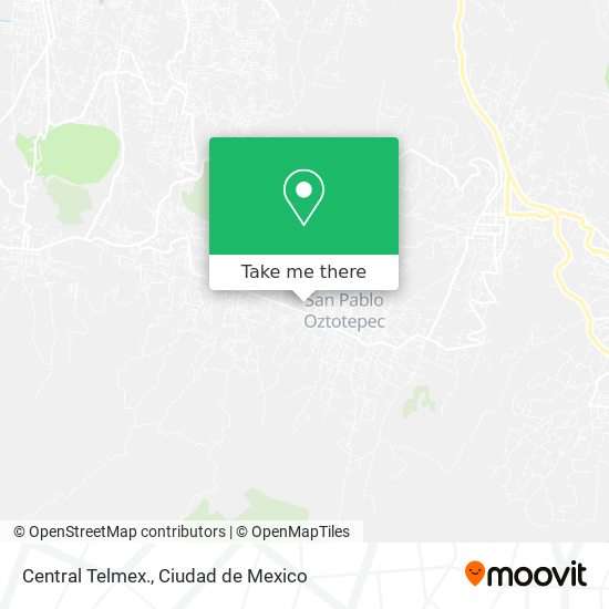 Mapa de Central Telmex.