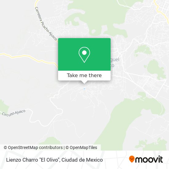 Lienzo Charro "El Olivo" map