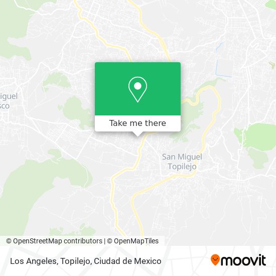 Mapa de Los Angeles, Topilejo