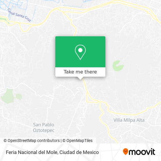 Feria Nacional del Mole map