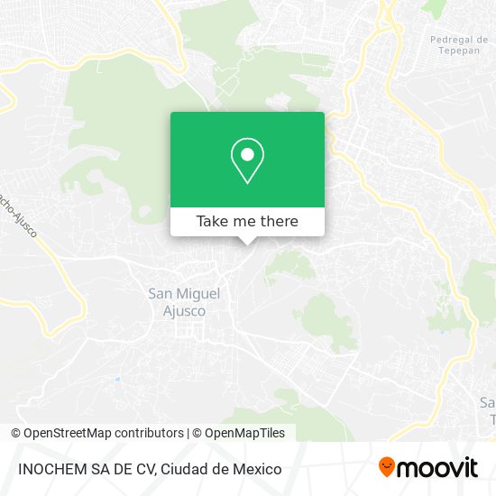 Mapa de INOCHEM SA DE CV