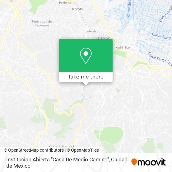 Institución Abierta "Casa De Medio Camino" map