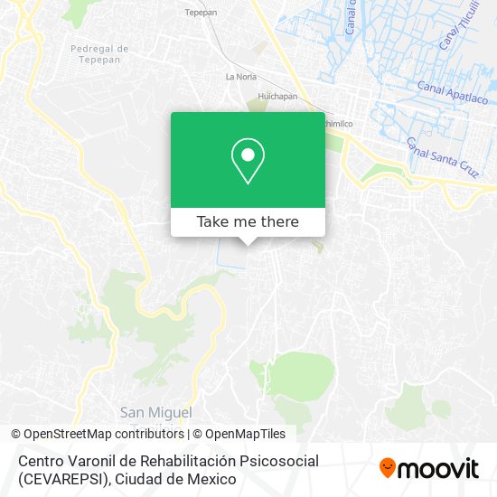 Centro Varonil de Rehabilitación Psicosocial (CEVAREPSI) map