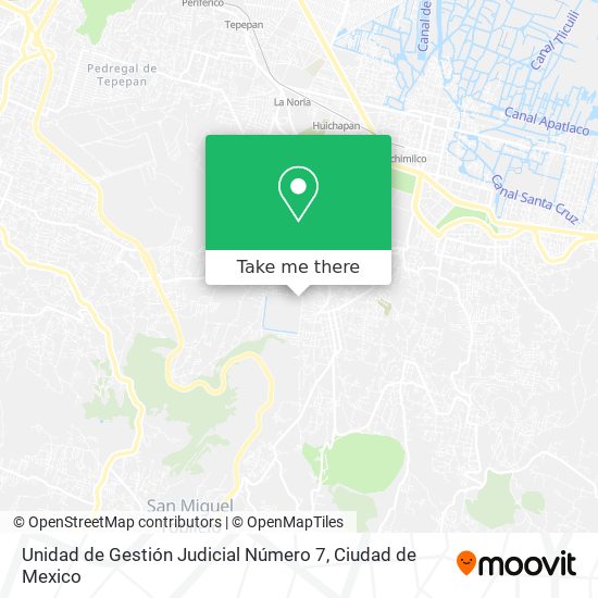 Unidad de Gestión Judicial Número 7 map