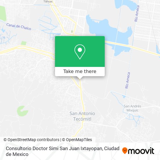 Consultorio Doctor Simi San Juan Ixtayopan map