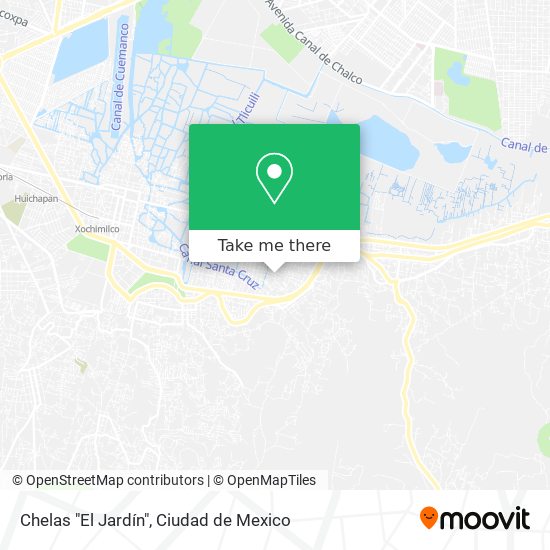 Chelas "El Jardín" map