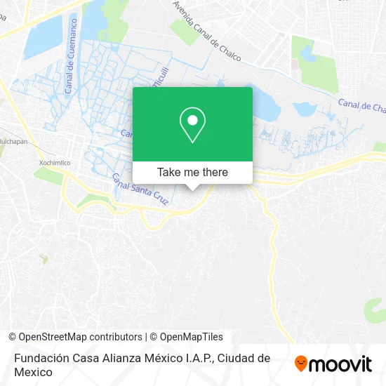 Mapa de Fundación Casa Alianza México I.A.P.