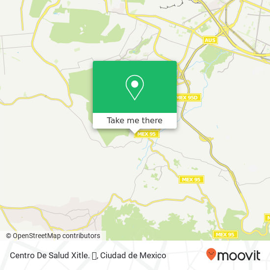 Centro De Salud Xitle.  🏨 map