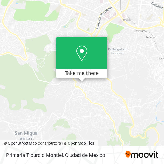 Mapa de Primaria Tiburcio Montiel