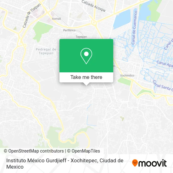 Instituto México Gurdjieff - Xochitepec map