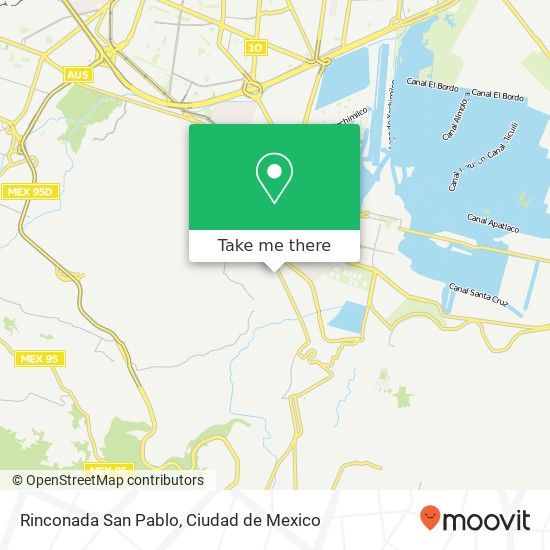 Rinconada San Pablo map