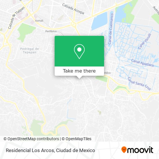 Residencial Los Arcos map