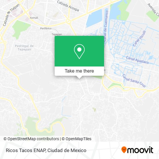 Ricos Tacos ENAP map