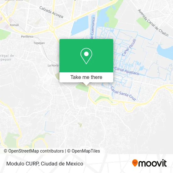 Mapa de Modulo CURP