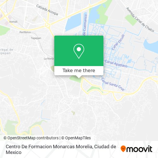 Mapa de Centro De Formacion Monarcas Morelia