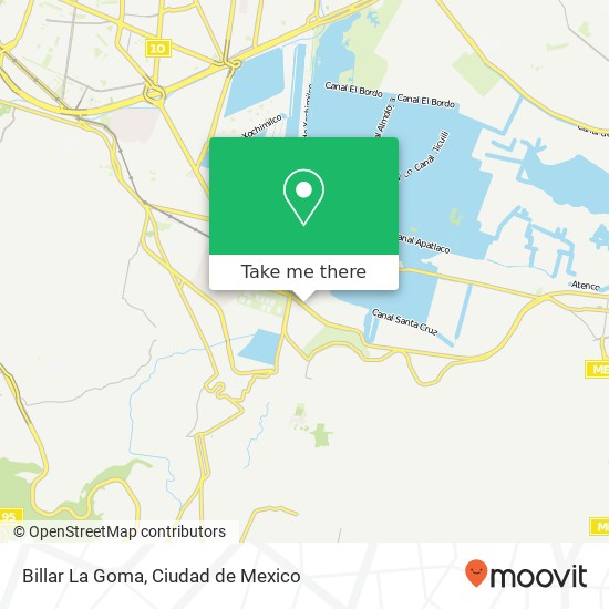 Billar La Goma map