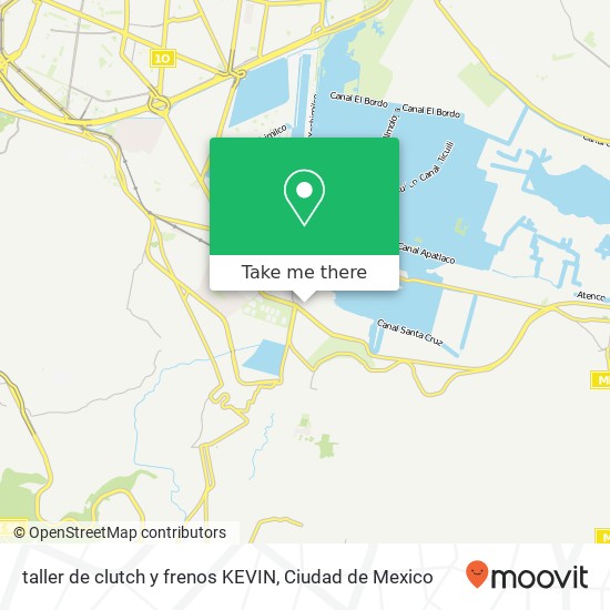 taller de clutch y frenos KEVIN map