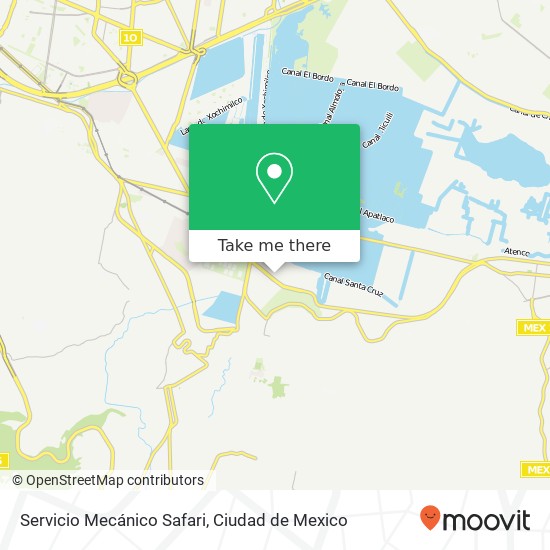 Servicio Mecánico Safari map