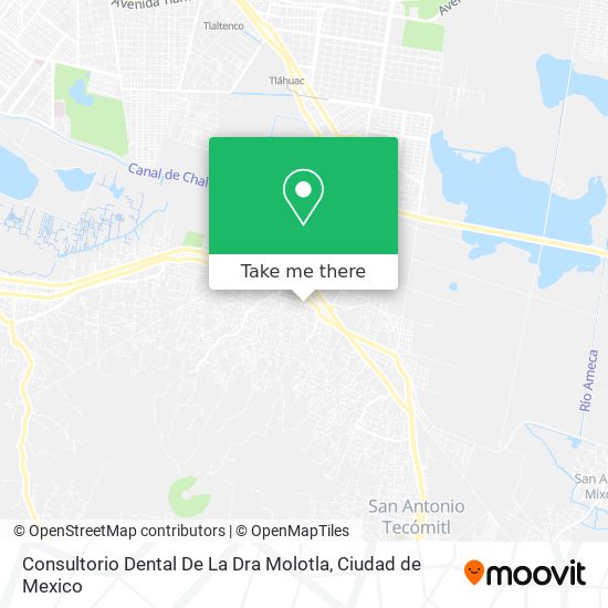 Consultorio Dental De La Dra Molotla map