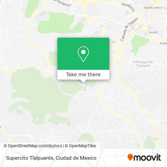 Supercito Tlalpuente map