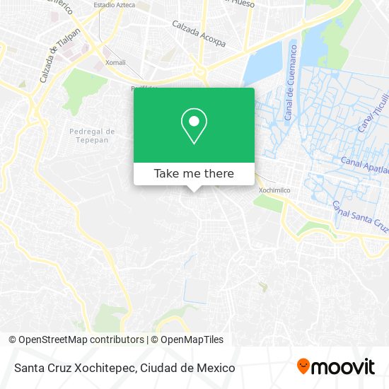 Santa Cruz Xochitepec map
