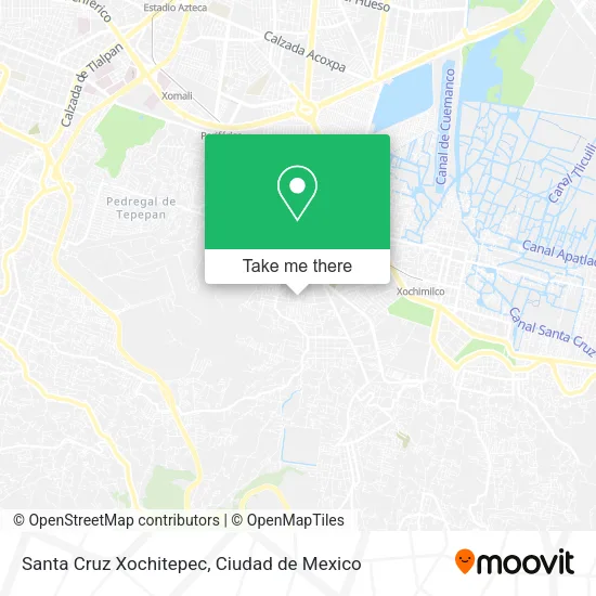 Mapa de Santa Cruz Xochitepec
