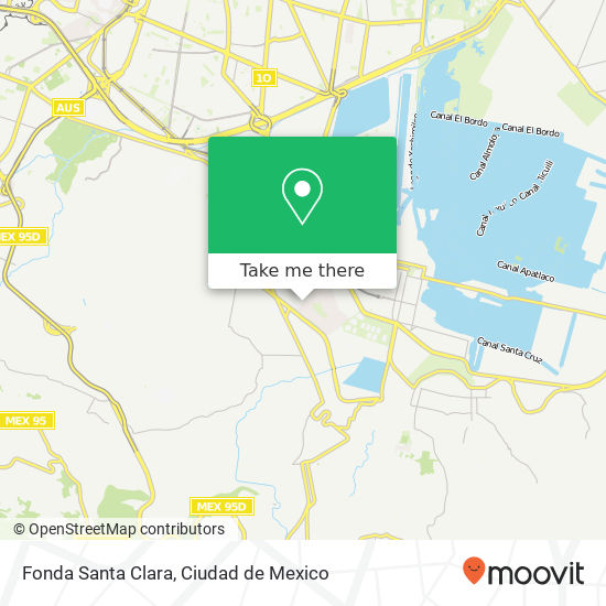 Fonda Santa Clara map