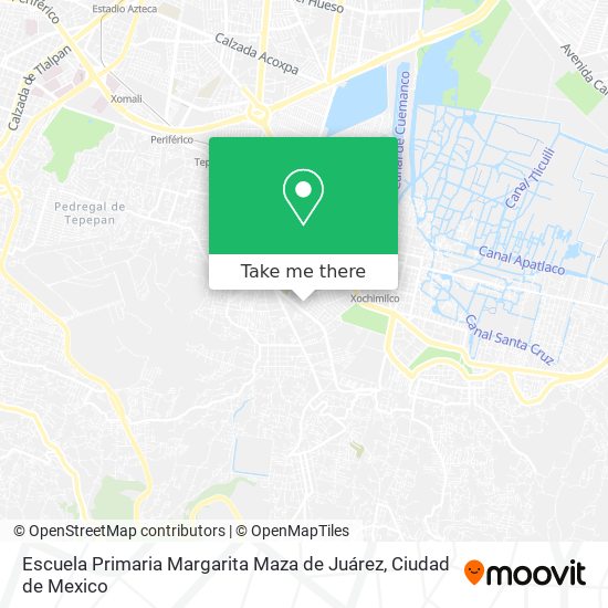 Escuela Primaria Margarita Maza de Juárez map
