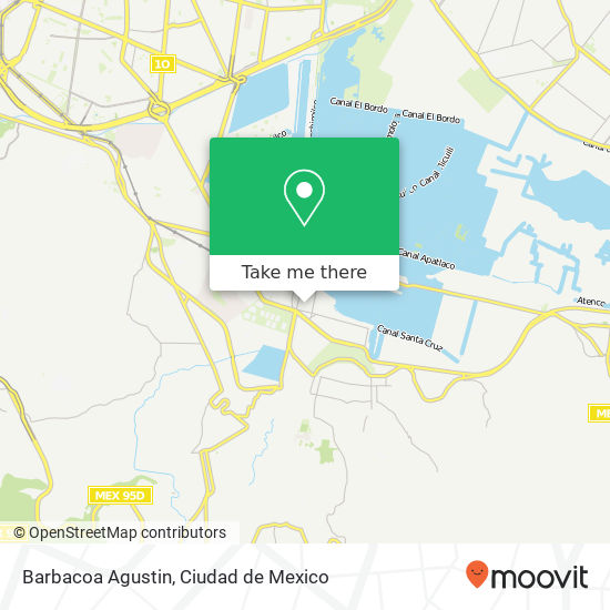 Barbacoa Agustin map