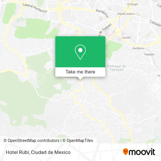 Mapa de Hotel  Rubi