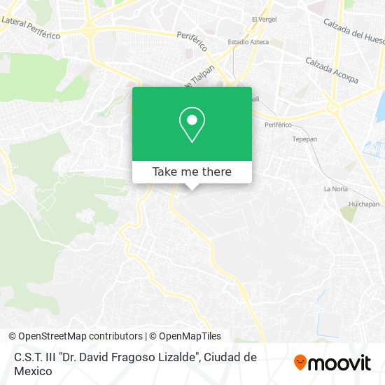 C.S.T. III "Dr. David Fragoso Lizalde" map