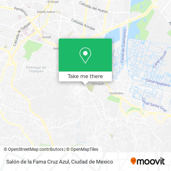 Salón de la Fama Cruz Azul map