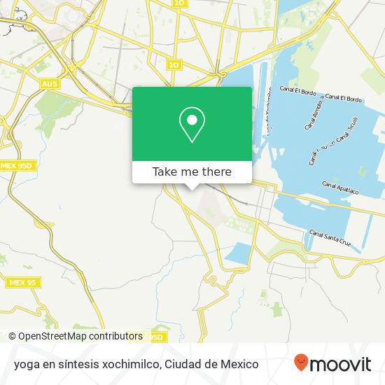 yoga en síntesis xochimilco map