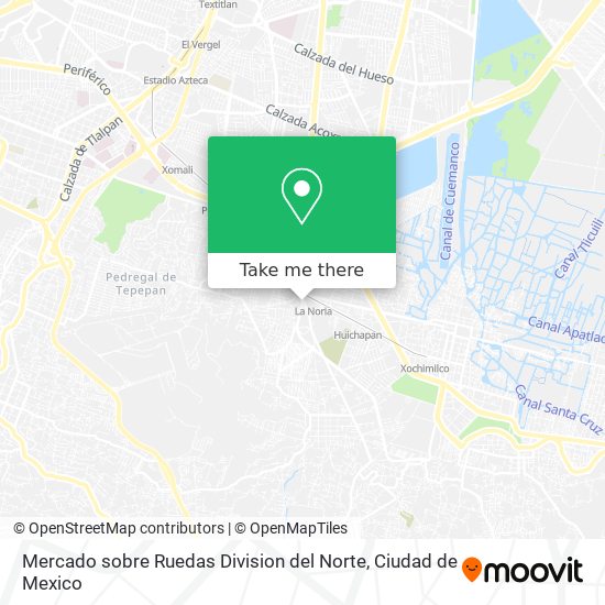 Mercado sobre Ruedas Division del Norte map