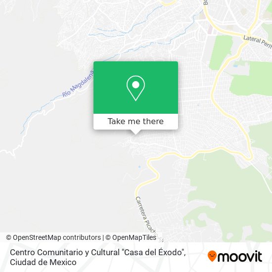Centro Comunitario y Cultural "Casa del Éxodo" map