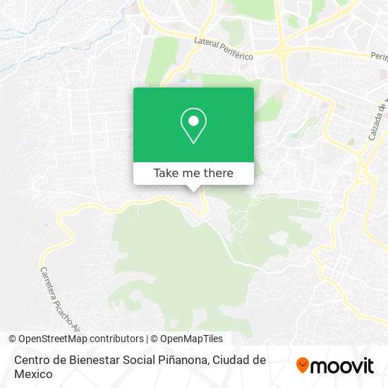 Centro de Bienestar Social Piñanona map