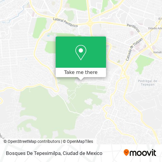 Bosques De Tepeximilpa map