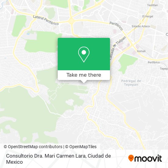 Consultorio Dra. Mari Carmen Lara map
