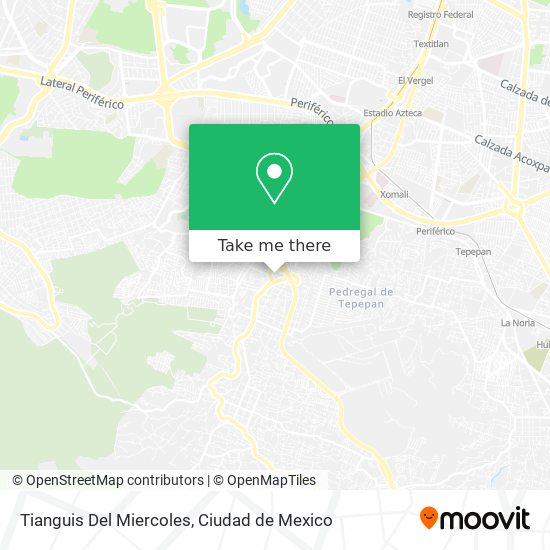 Tianguis Del Miercoles map