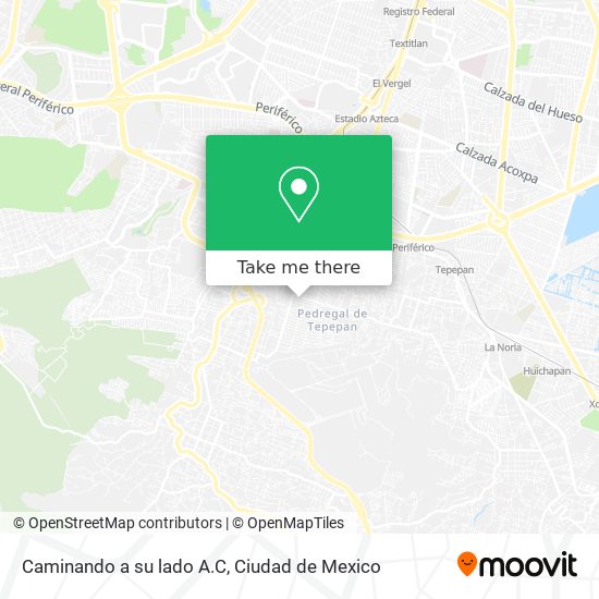 Mapa de Caminando a su lado A.C