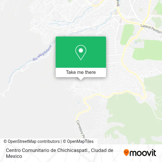 Centro Comunitario de Chichicaspatl. map