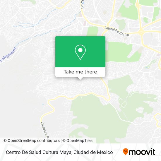 Mapa de Centro De Salud Cultura Maya