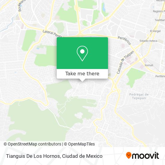 Tianguis De Los Hornos map