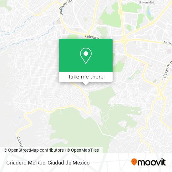 Mapa de Criadero Mc'Roc