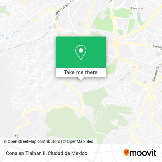 Conalep Tlalpan II map