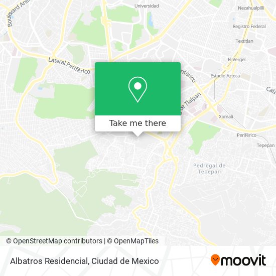 Mapa de Albatros Residencial