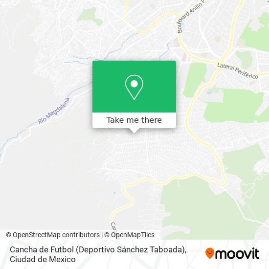 Cancha de Futbol (Deportivo Sánchez Taboada) map
