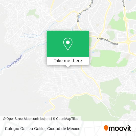 Mapa de Colegio Galileo Galilei