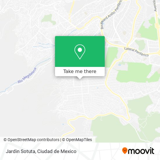 Mapa de Jardin Sotuta